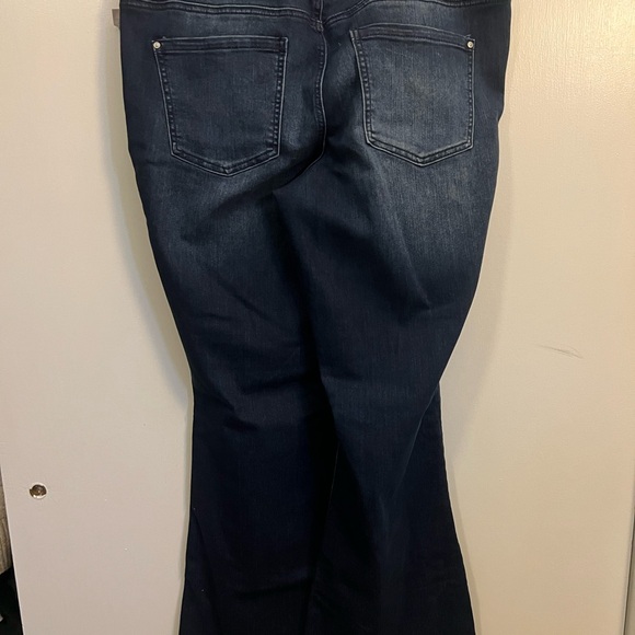 Maurices Deep Indigo Flare Jeans - Picture 2 of 5
